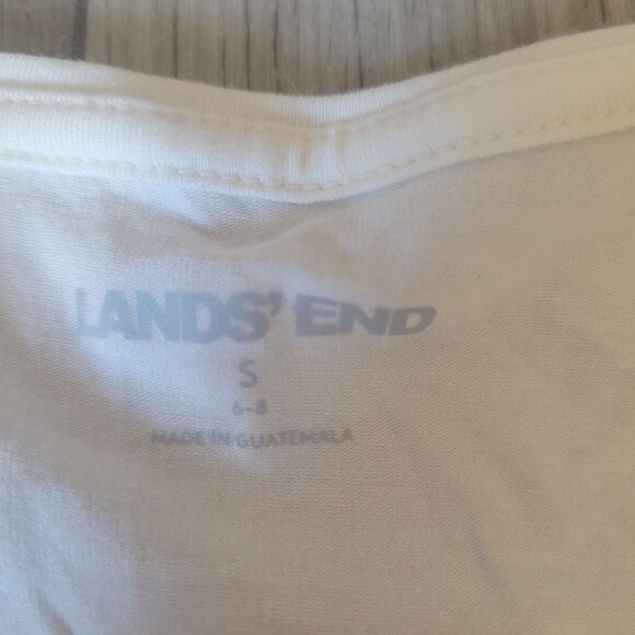 Lands End Womens Long Sleeve Christmas Tree Snowflake Design Sm  Sequin - Picture 7 of 7